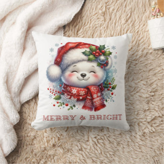 Cojín Decorativo Merry & Bright Christmas Bear Cushion 