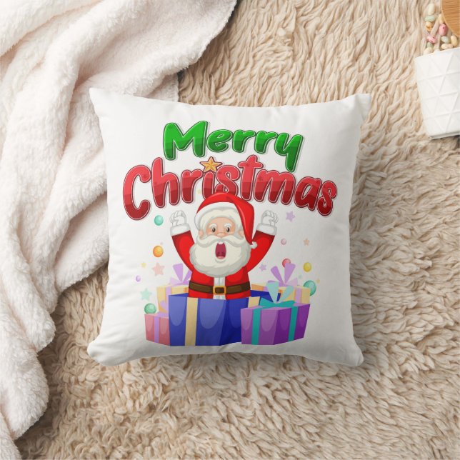 COJÍN DECORATIVO MERRY CHRISTMAS (Manta)