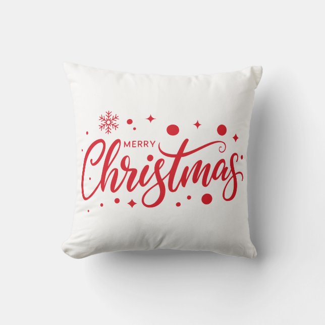 Cojín Decorativo Merry Christmas Accent Pillow (Anverso)