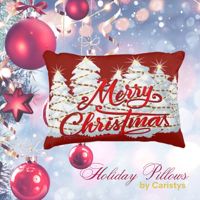 Cojín Decorativo Merry Christmas Accent Pillow (Subido por el creador)