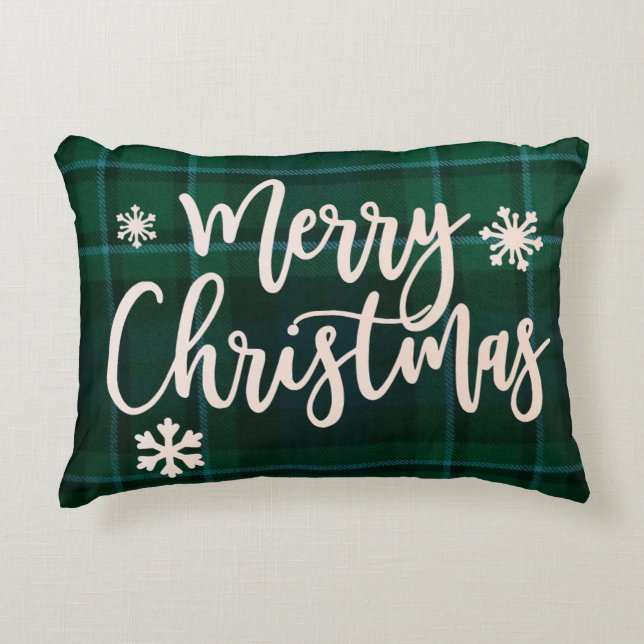 Cojín Decorativo Merry Christmas Accent Pillow (Anverso)