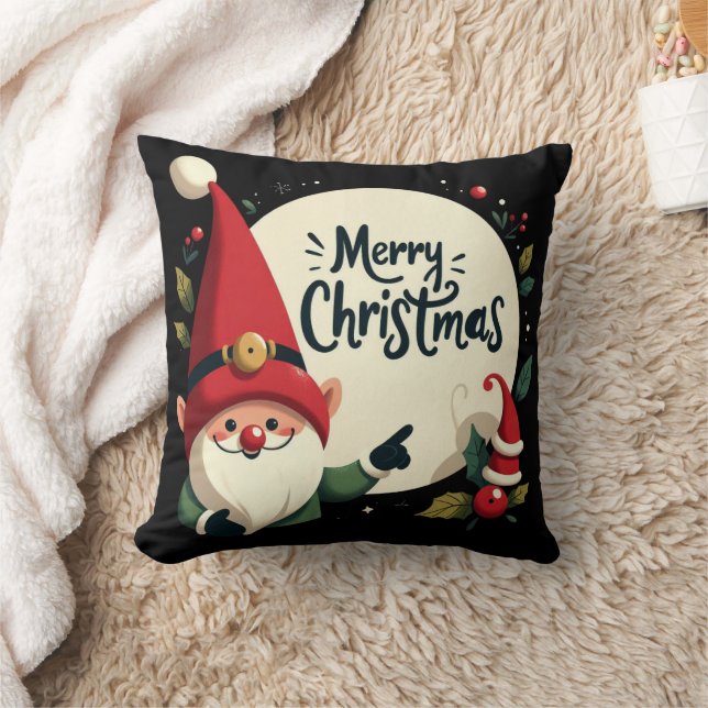 Cojín Decorativo Merry Christmas Cute Elf (Manta)