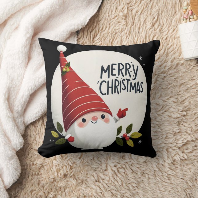Cojín Decorativo Merry Christmas Elf Gorra (Manta)