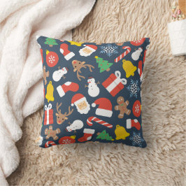 Cojín Decorativo Merry Christmas family Gathering Set on Warm