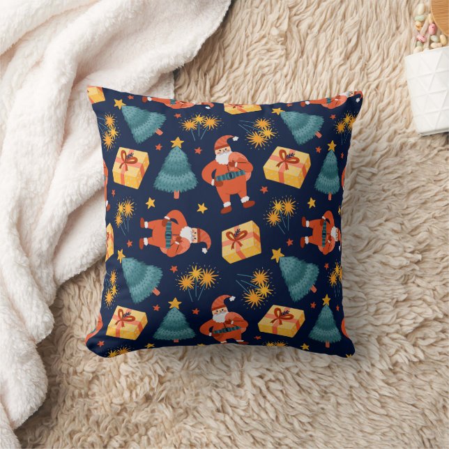 Cojín Decorativo Merry Christmas family Gathering Set on Warm (Manta)