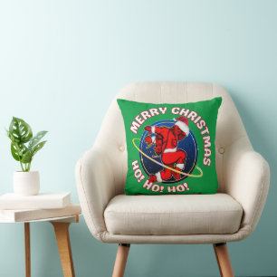 COJÍN DECORATIVO MERRY CHRISTMAS FUNNY SPACE ASTRONAUT