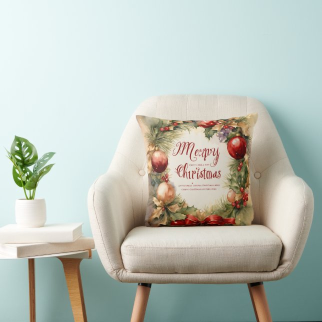 COJÍN DECORATIVO MERRY CHRISTMAS PILLOW (Silla)