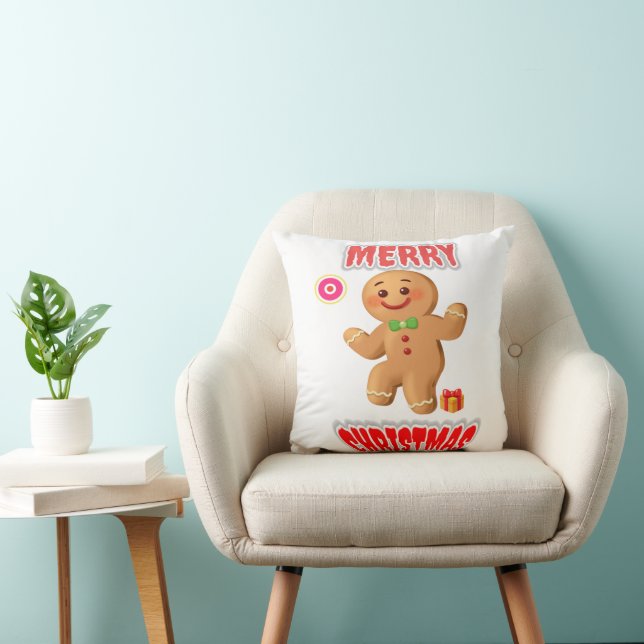 COJÍN DECORATIVO MERRY CRISTAMAS (Silla)
