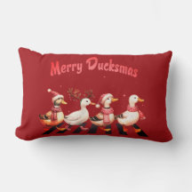 Cojín decorativo Merry Ducksmas navidades