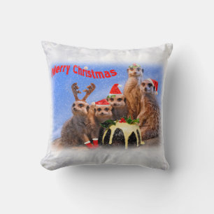 Cojín Decorativo Merry Meerkats Pillow