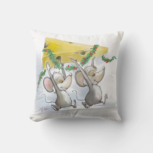 Cojín Decorativo Merry Mice Mic & Mac Pillow (Anverso)