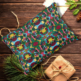 COJÍN DECORATIVO MERRY NAVIDAD NEUROGRÁFICA Y NEGRO