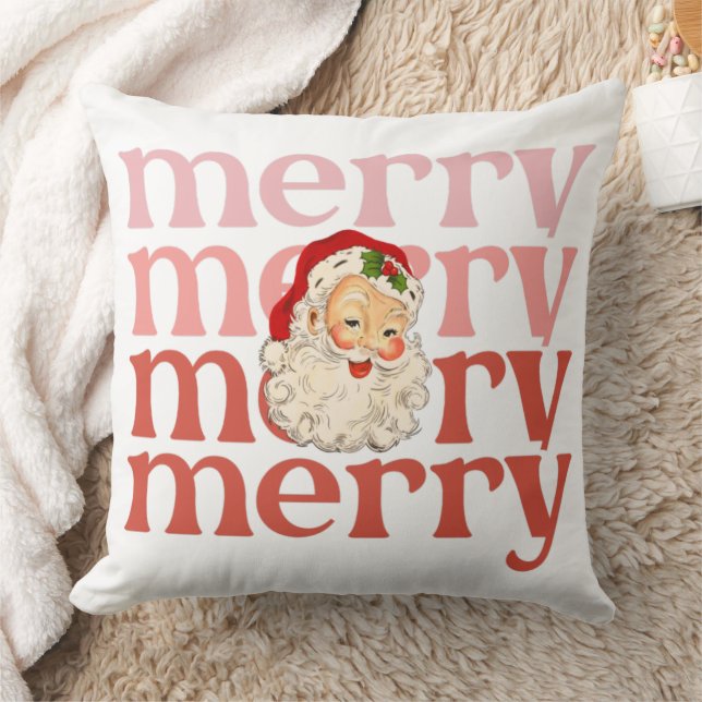 Cojín Decorativo Merry santa navidades (Manta)