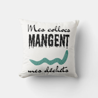 Cojín Decorativo Mes collocs mangent mes déchets