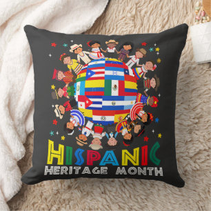 Cojín Decorativo Mes de la Herencia Hispana