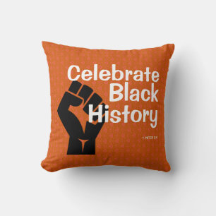 Cojín Decorativo MES DE LA HISTORIA AFROAMERICANA Motivacional