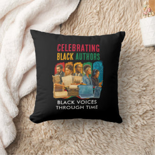 Cojín Decorativo Mes de la Historia Negra 2027 Celebrando Autores N