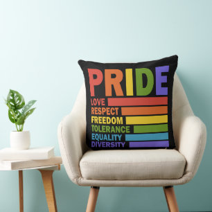 Cojín Decorativo Mes del Orgullo Gay LGBT