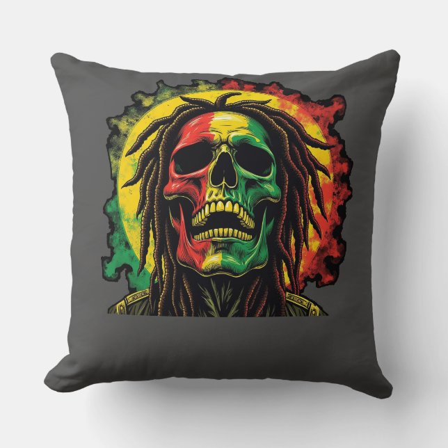 Cojín Decorativo Metal and raggae  (Anverso)