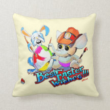 Cojín decorativo metalfo de Pascua