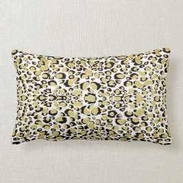 Cojín decorativo metálico del estampado de
