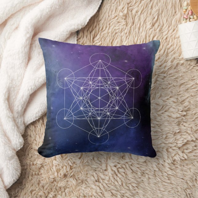 Cojín Decorativo Metatron, chakra,zen,sacred geometric, geometry, (Manta)