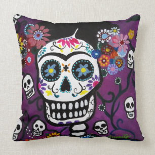 COJÍN DECORATIVO MEXICANO ARTIST DIA DE LOS MUERTOS PILLOW