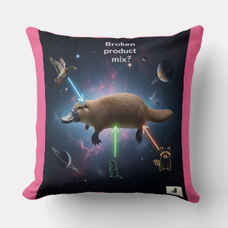 Cojín Decorativo ¿Mezcla de productos rota? Dilema de Platypus cósm