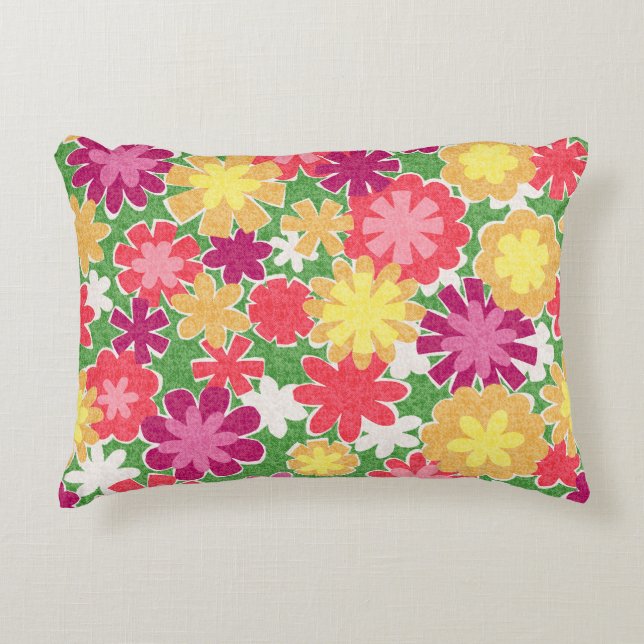 Cojín Decorativo Mezcla floral (Anverso)
