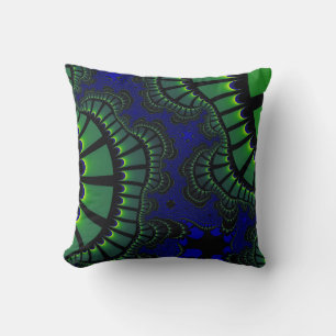 Cojín Decorativo Mezcla verde y azul