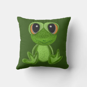 Cojín Decorativo Mi amigo la rana verde