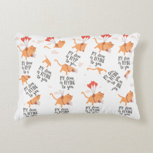 Cojín Decorativo Mi amor está volando hacia ti