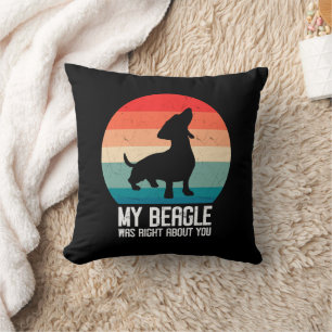 Cojín Decorativo Mi Beagle Tenía Razón Sobre Usted Beagle Mascota D