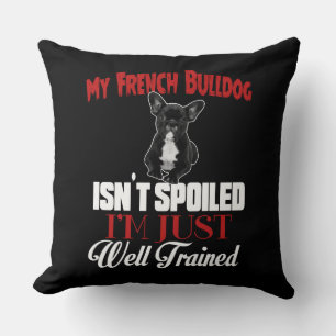Cojín Decorativo Mi Bulldog Francés No Está Mimado