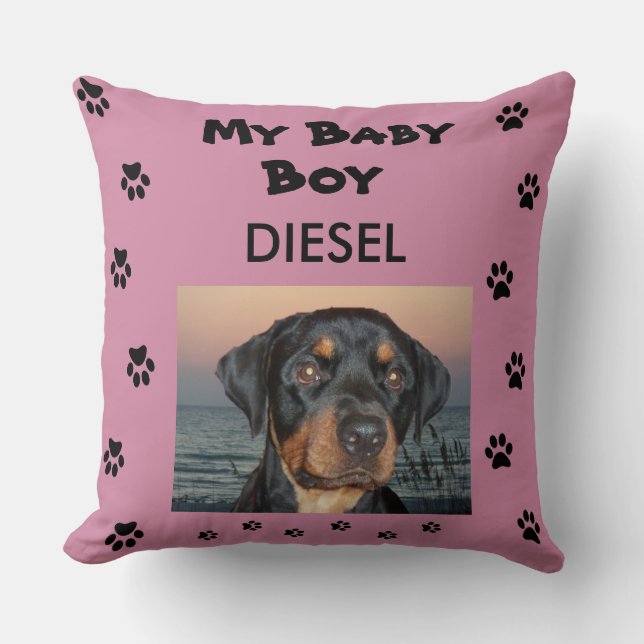 Cojín Decorativo Mi Cachorro (Anverso)