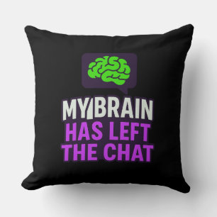 Cojín Decorativo Mi cerebro ha abandonado el chat – Decorativo dive