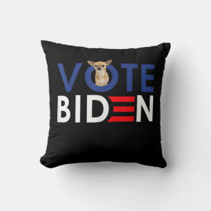 Cojín Decorativo Mi Chihuahua quiere votar a Joe Biden presidente g