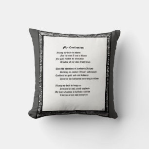 Cojín Decorativo Mi confesión