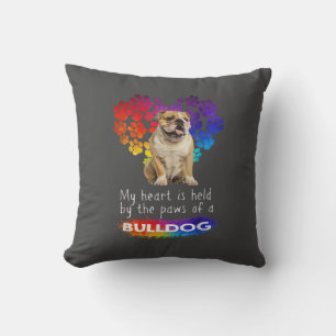 Cojín Decorativo Mi Corazón Está Sostenido Por Las Palas De Un Bull