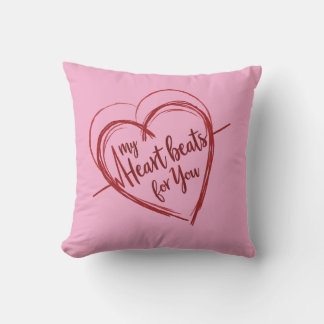 Cojín Decorativo Mi corazón late por ti