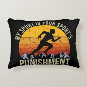Cojín Decorativo Mi deporte es tu corte de castigos deportivos