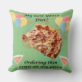 Cojín Decorativo ¿Mi dieta de años nuevos?