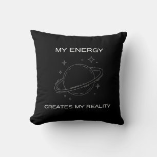 Cojín Decorativo Mi energía crea mi realidad universal