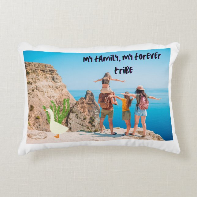 Cojín Decorativo Mi familia (Anverso)