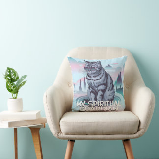 Cojín Decorativo Mi gato guardián espiritual
