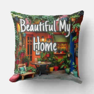 Cojín Decorativo Mi Hermoso Hogar