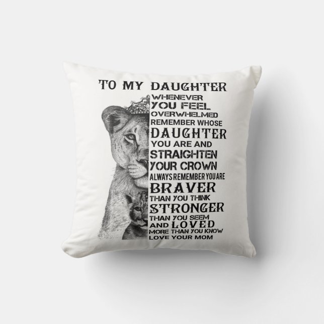 Cojín Decorativo Mi hija (Anverso)