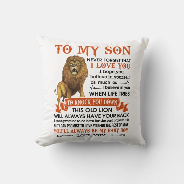 Cojín Decorativo Mi hijo (Anverso)
