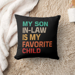 Cojín Decorativo Mi Hijo De Derecho Es Mi Hijo Favorito.