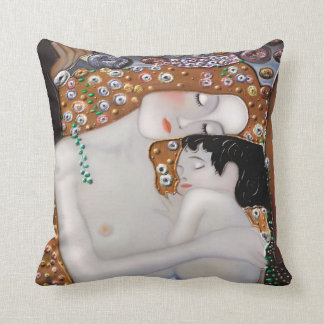 Cojín Decorativo Mi Klimt Serie: Madre y niño